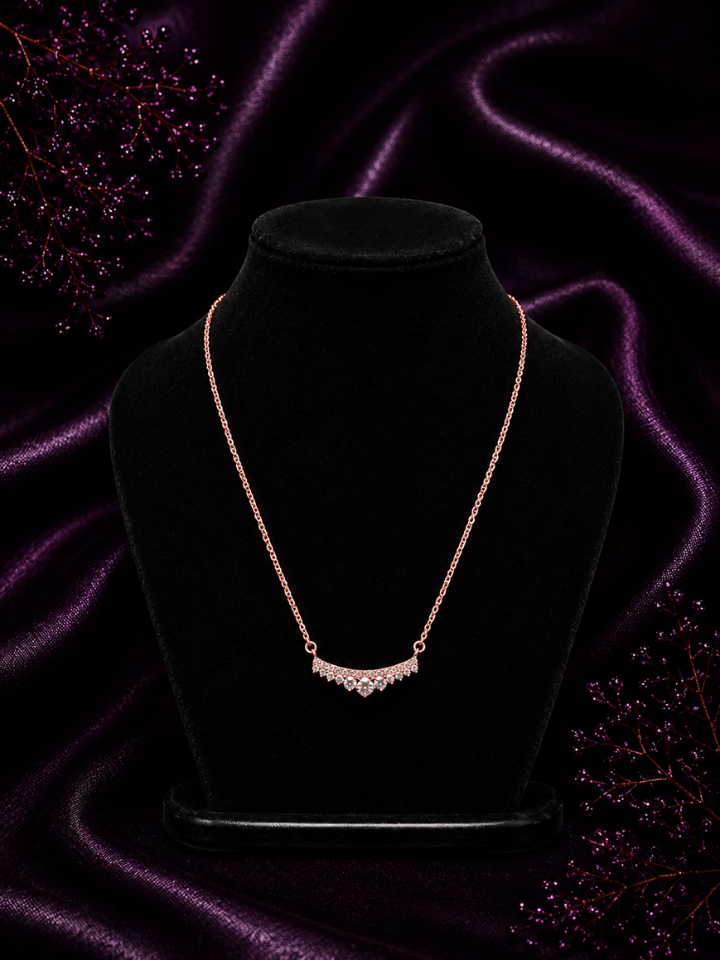 Crystal Arc Necklace