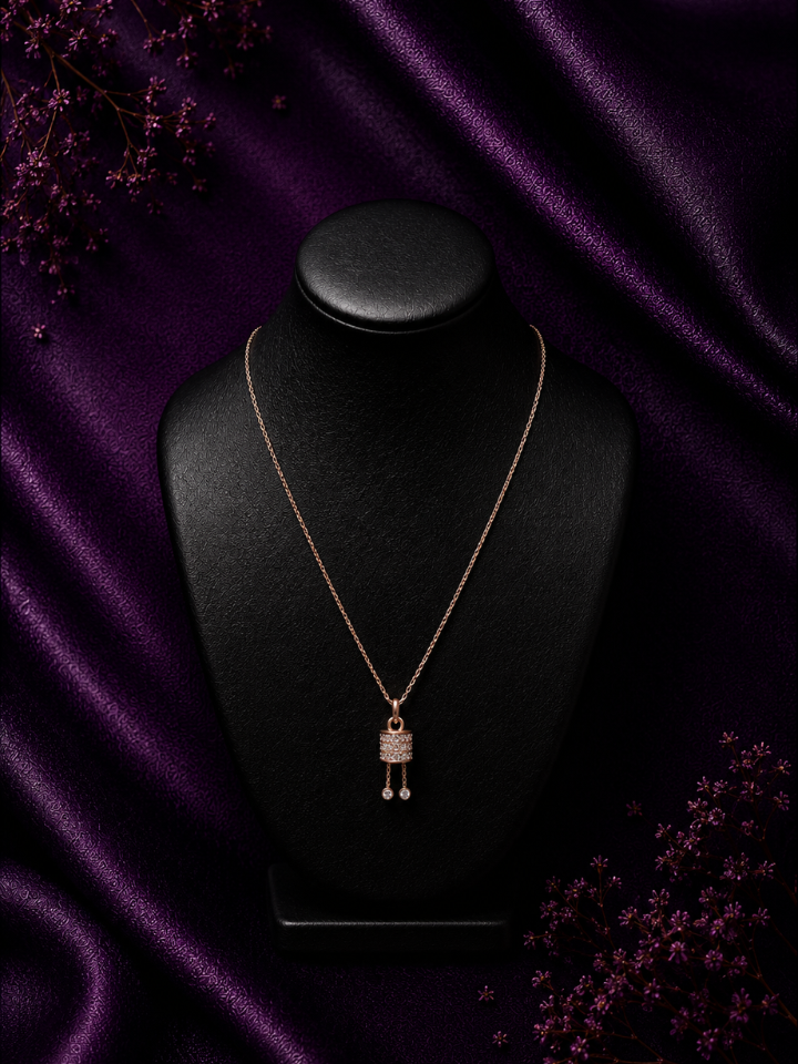 Dazzle Drop Pendant Chain
