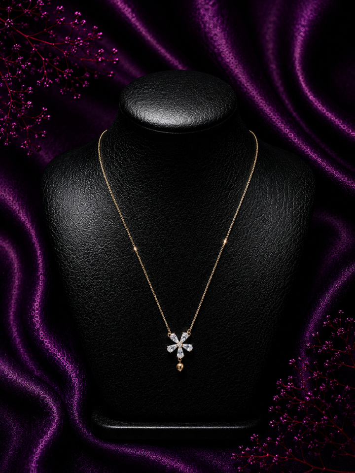 Crystal Blossom Pendant Chain