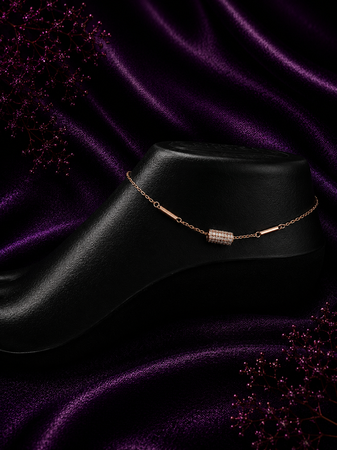 Crystal Barrel Anklet