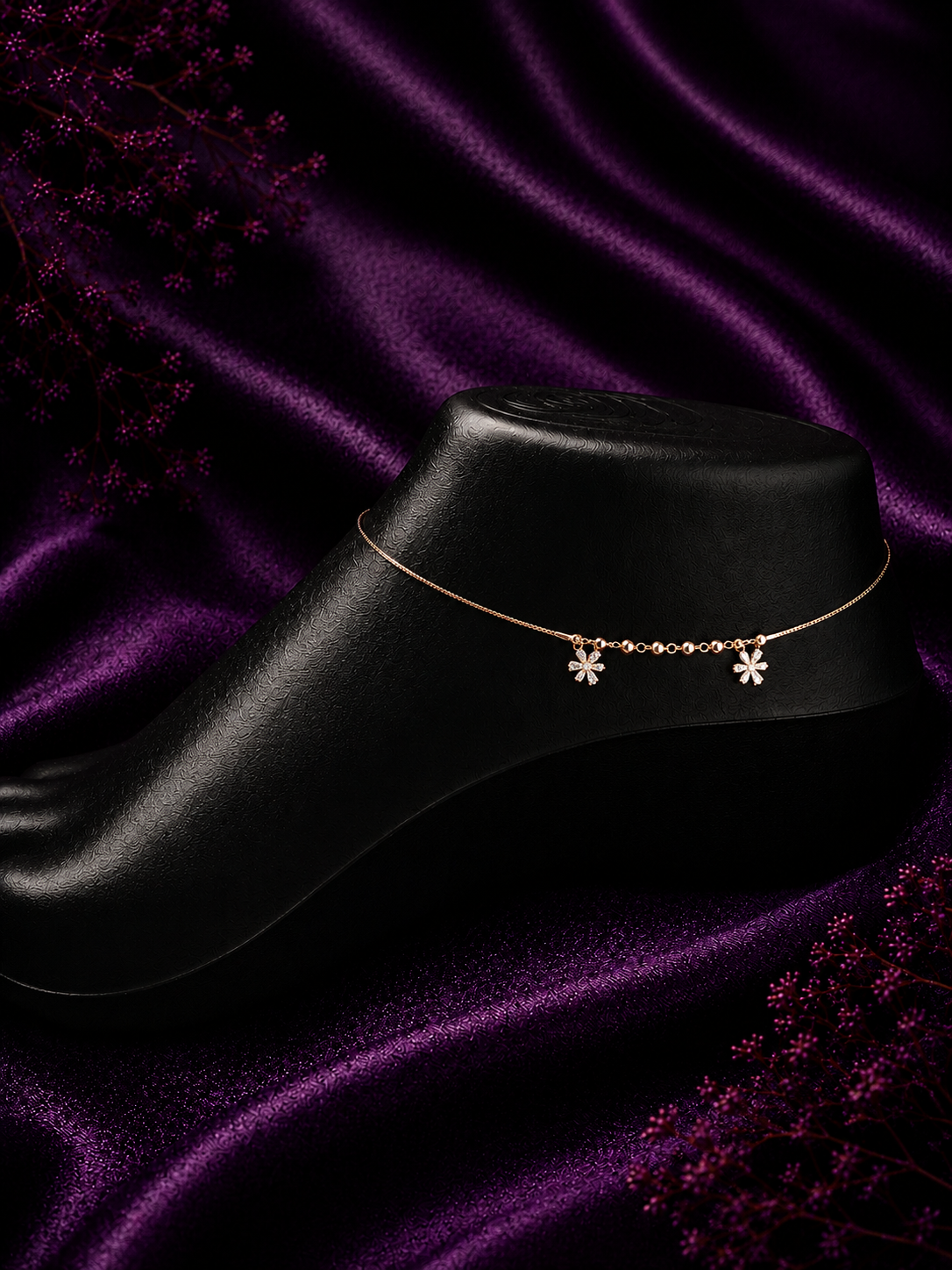 Blossom Spark Anklet
