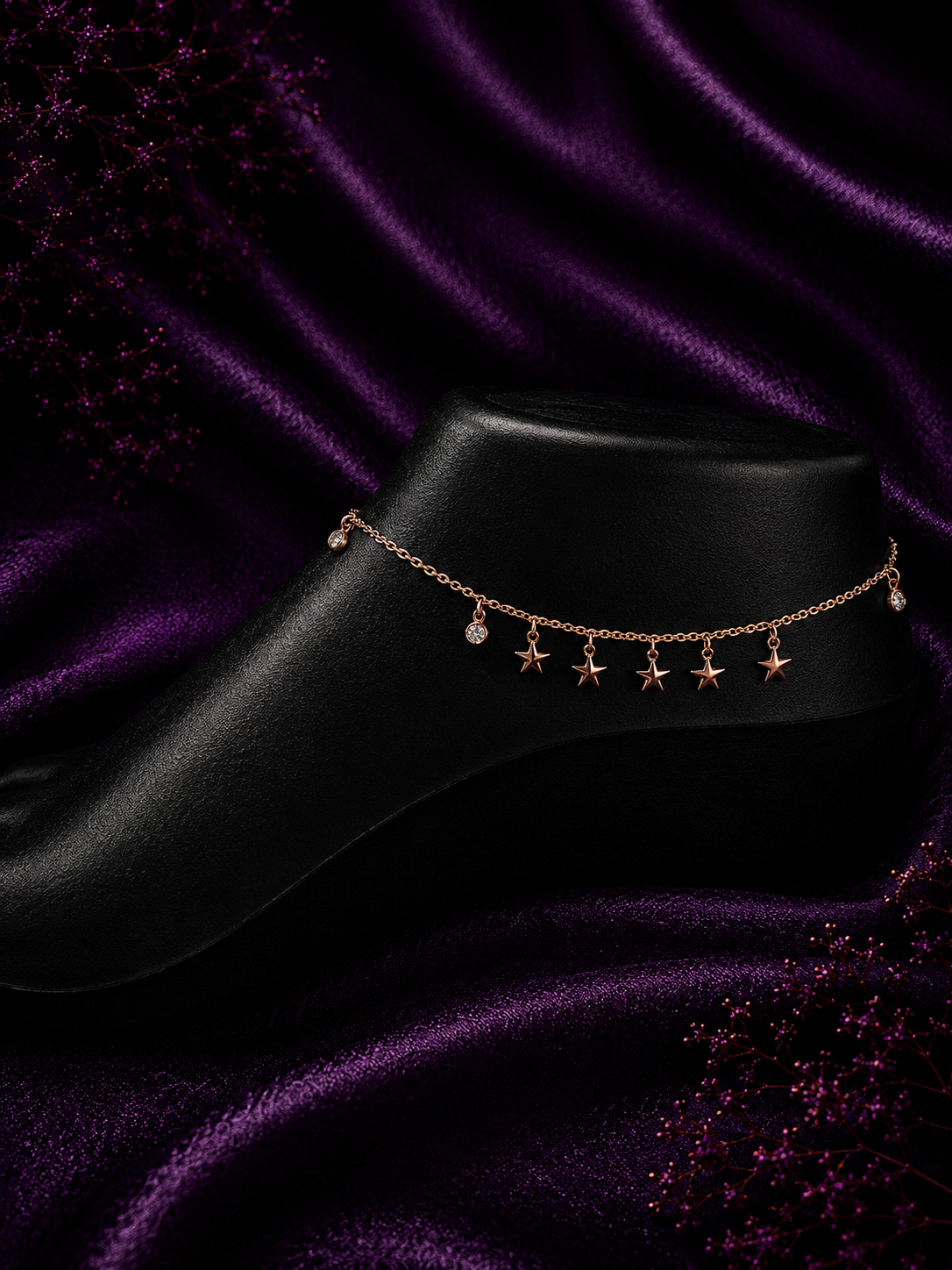 Celestial Star Charm Anklet
