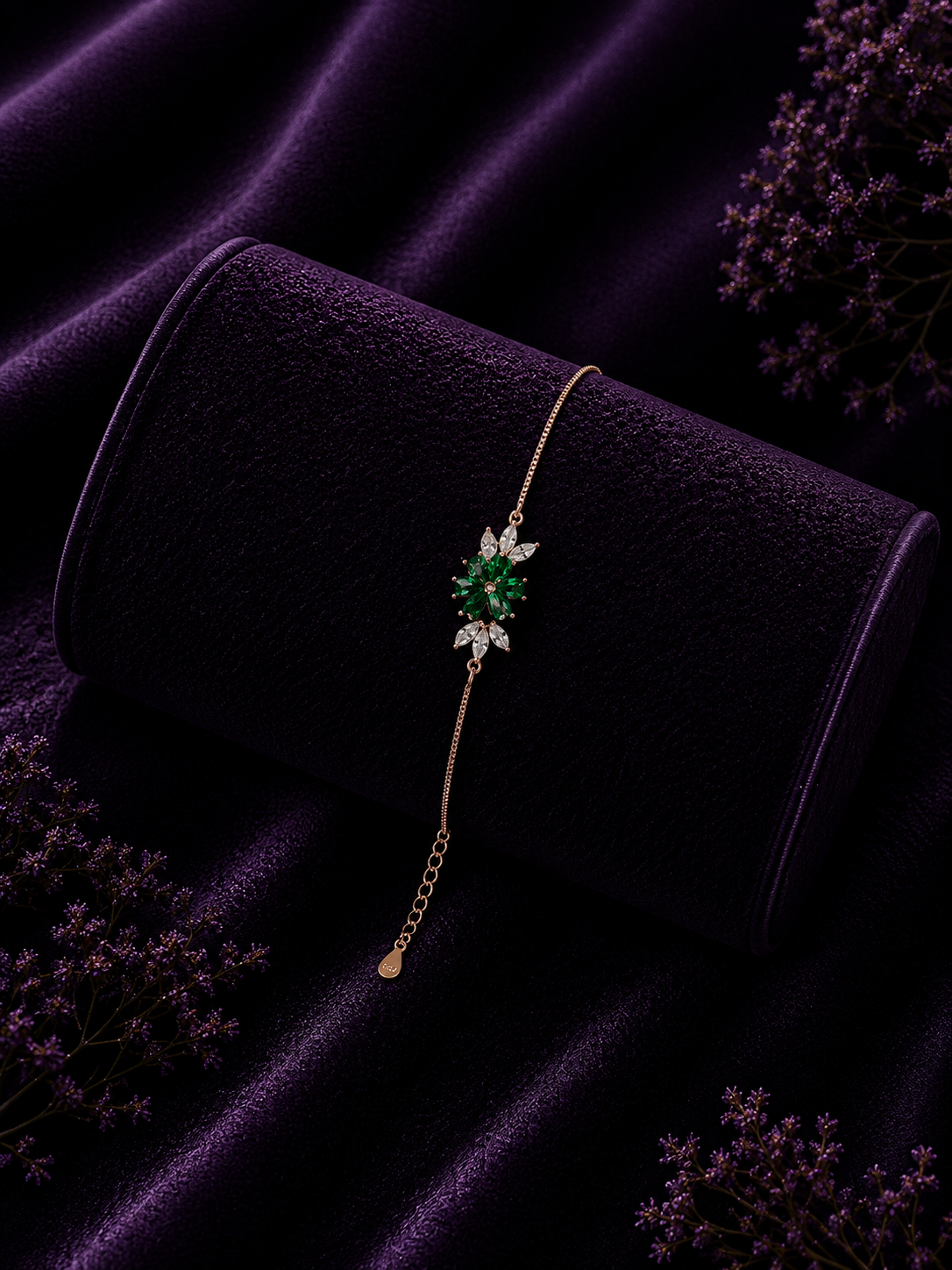 Emerald Blossom Bracelet