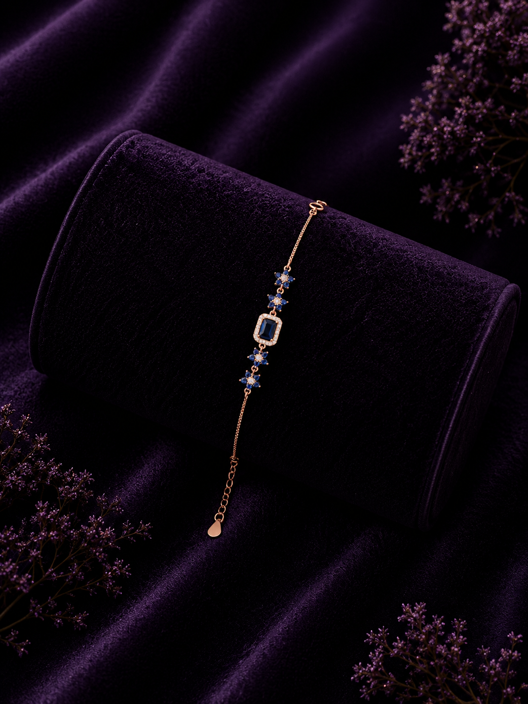 Sapphire Blossom Bracelet